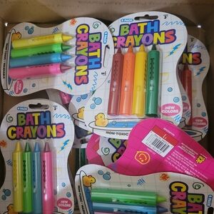 (Lot Of 15) Bath Crayons 4-Pack for Kids - Multicolor